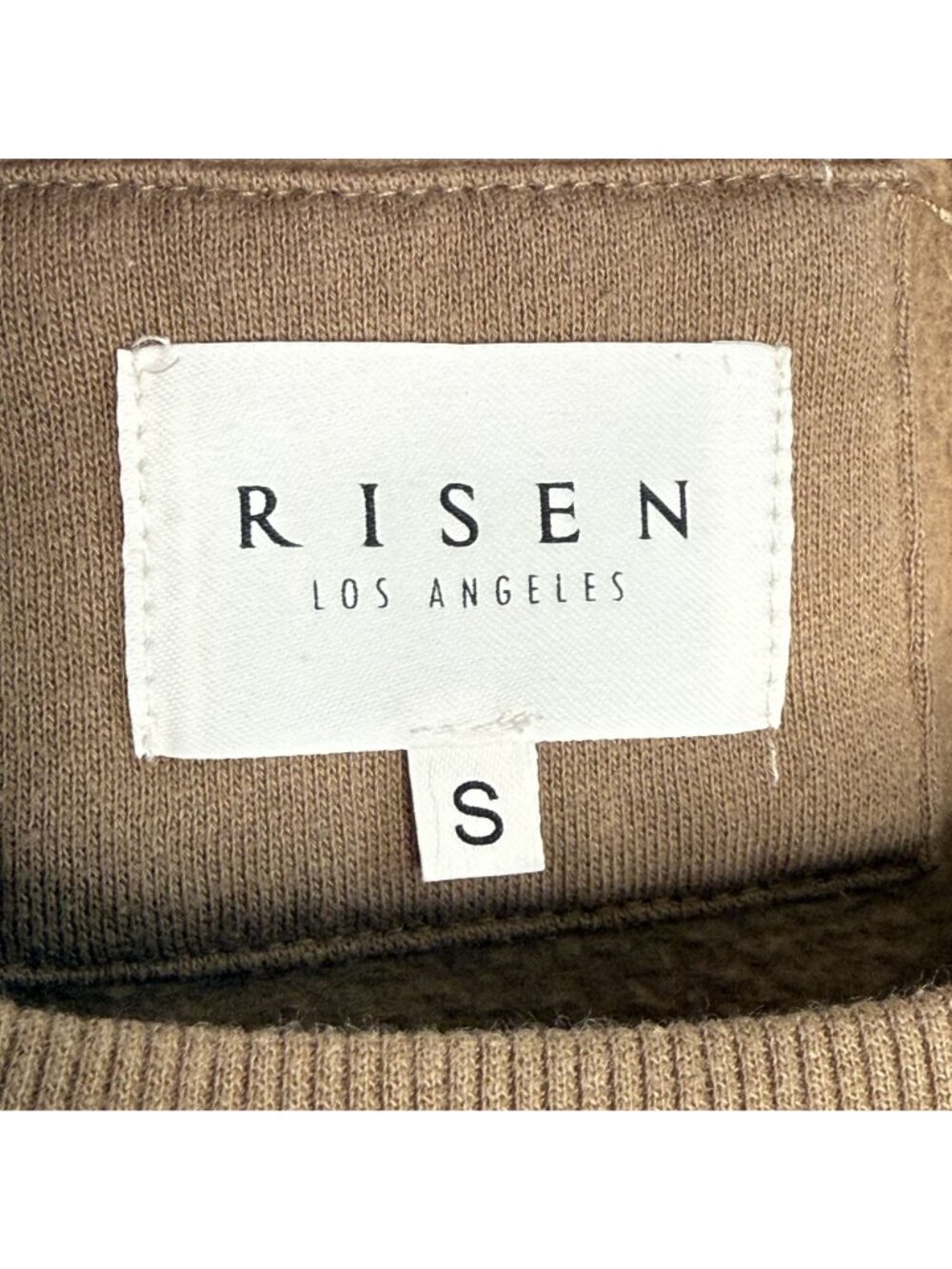 Risen Los Angeles Brown Sweatshirt/Shorts Set, M/S - Picture 7 of 9